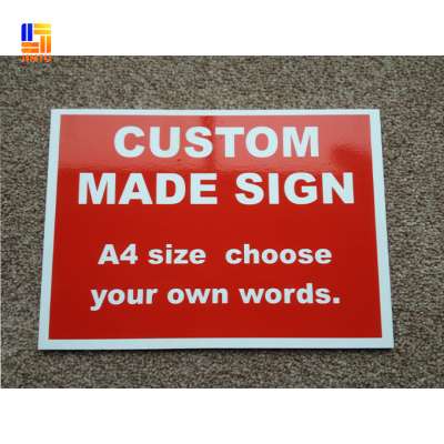 Factory Custom Printing Die Cut Shape PVC Foam Board Panel Signs