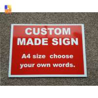 Factory Custom Printing Die Cut Shape PVC Foam Board Panel Signs