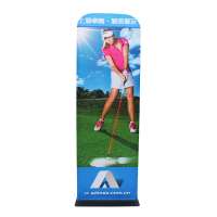 fabric tube event display banner stand