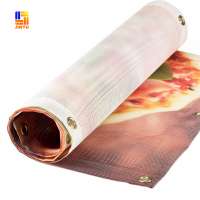 custom printing advertising flex fabric mesh vinyl poster banner